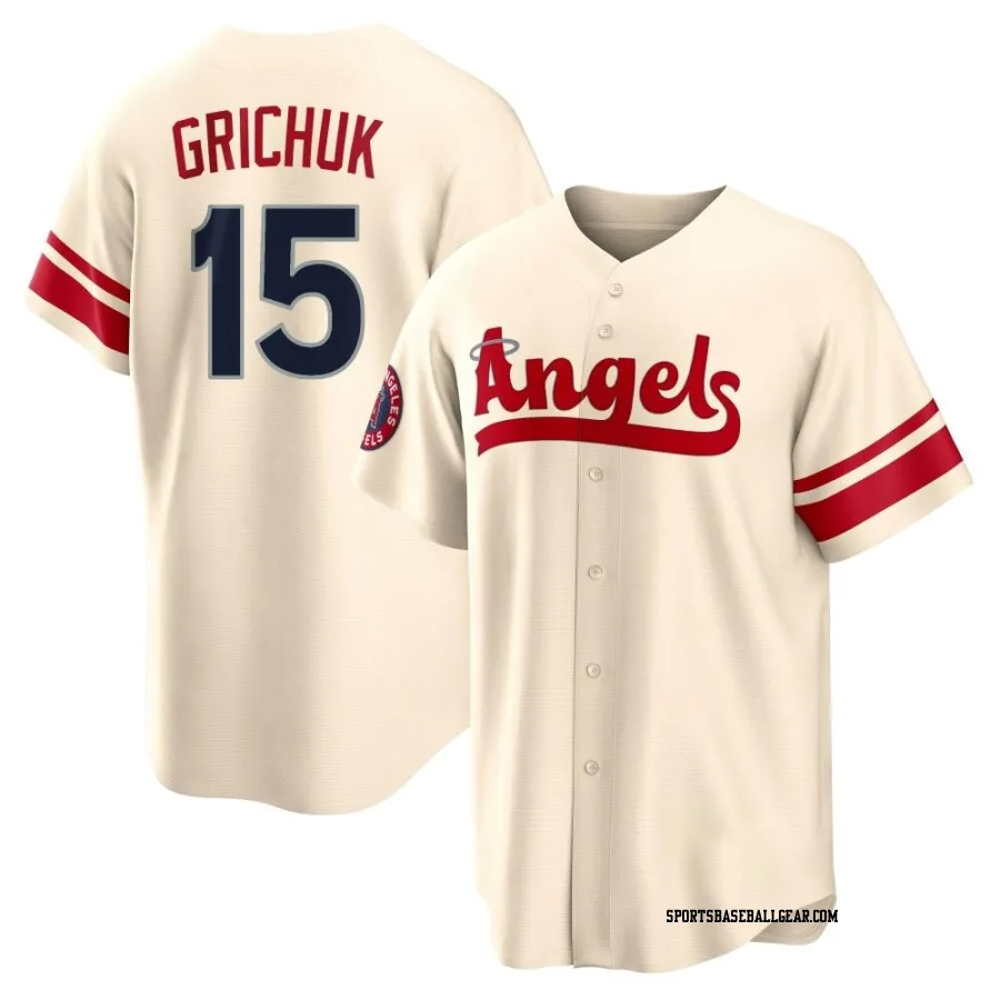 Randal Grichuk Youth Los Angeles Angels Cream Replica 2022 City Connect Jersey