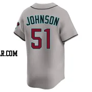 Randy Johnson Men's Arizona Diamondbacks Gray Limited Alternate Jersey