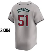 Randy Johnson Men's Arizona Diamondbacks Gray Limited Away Jersey