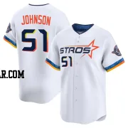 Randy Johnson Men's Houston Astros White Limited 2025 City Connect Jersey