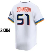 Randy Johnson Men's Houston Astros White Limited 2025 City Connect Jersey