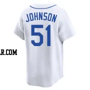 Randy Johnson Men's Seattle Mariners White Limited Throwback Cooperstown Collection Jersey