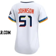 Randy Johnson Women's Houston Astros White Limited 2025 City Connect Jersey