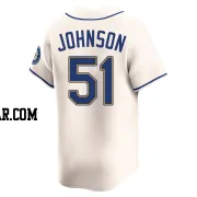 Randy Johnson Youth Seattle Mariners Cream Limited Alternate Jersey