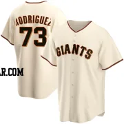 Randy Rodriguez Men's San Francisco Giants Cream Replica Home Jersey