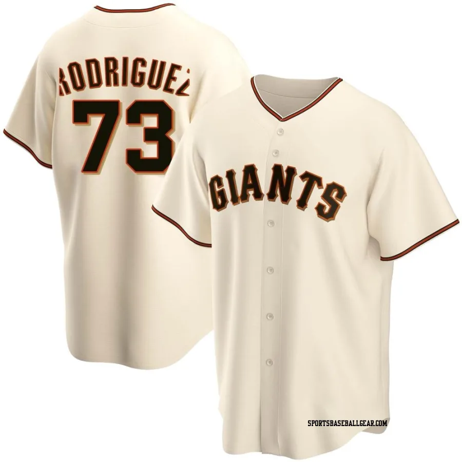 Randy Rodriguez Men's San Francisco Giants Cream Replica Home Jersey