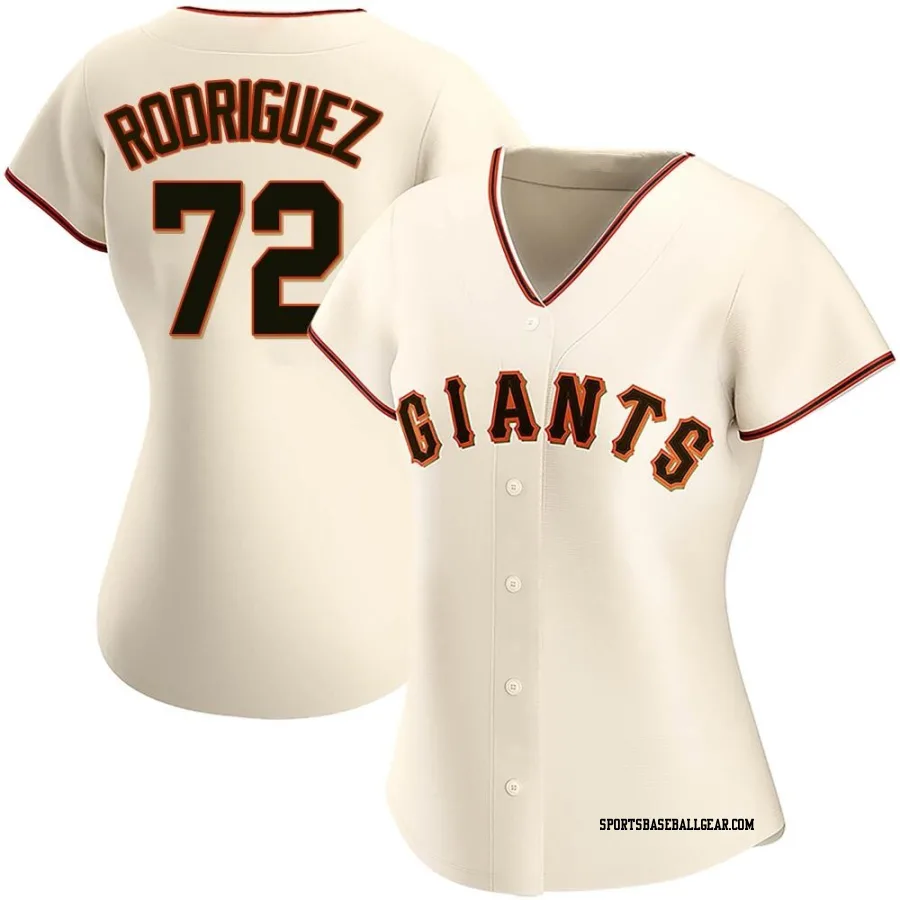 Randy Rodriguez Women's San Francisco Giants Cream Authentic Home Jersey