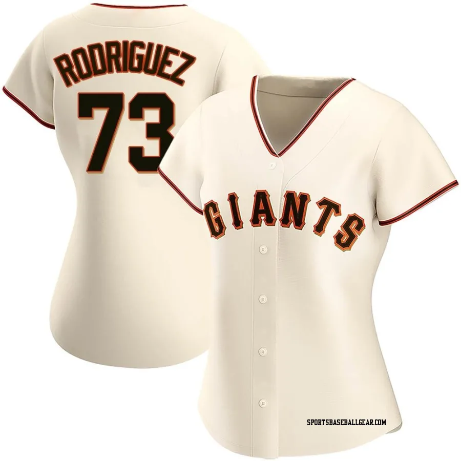 Randy Rodriguez Women's San Francisco Giants Cream Replica Home Jersey