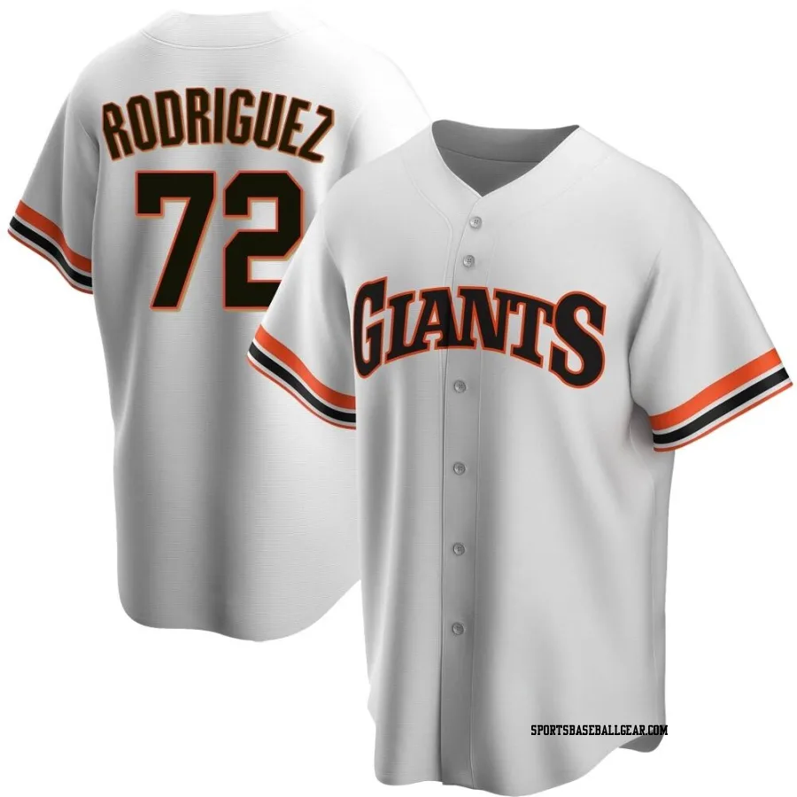 Randy Rodriguez Youth San Francisco Giants White Replica Home Cooperstown Collection Jersey