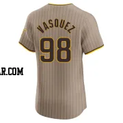 Randy Vasquez Men's San Diego Padres Brown Elite Alternate Jersey