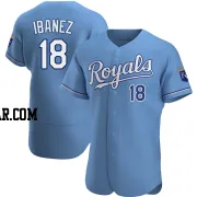 Raul Ibanez Men's Kansas City Royals Light Blue Authentic Alternate Jersey