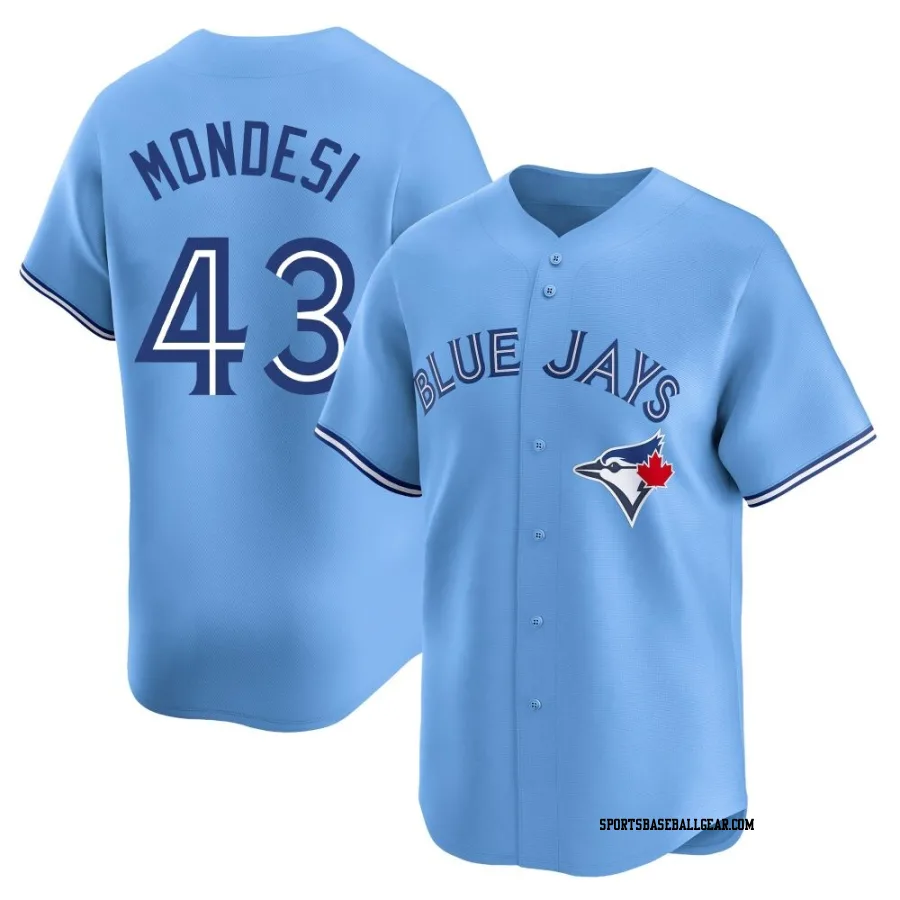 Raul Mondesi Men's Toronto Blue Jays Blue Limited Powder Alternate Jersey