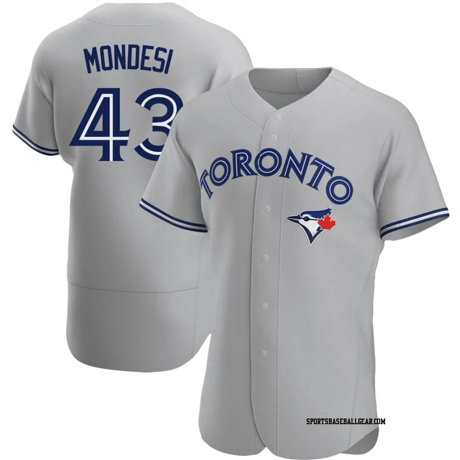 Raul Mondesi Men's Toronto Blue Jays Gray Authentic Road Jersey