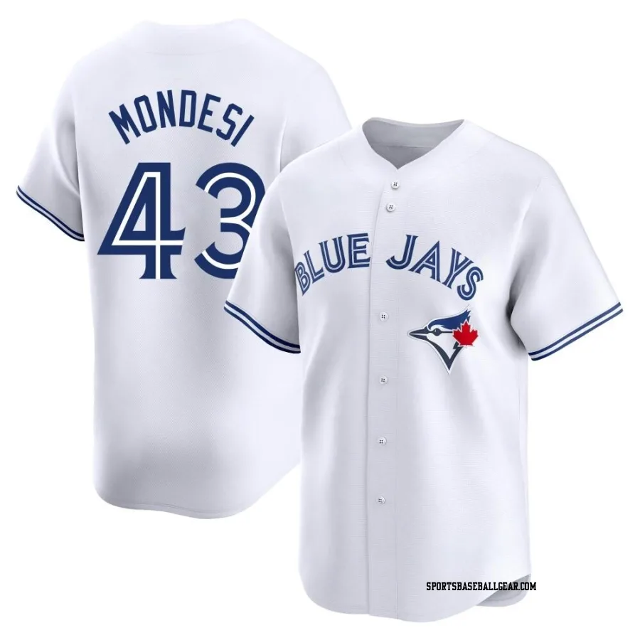 Raul Mondesi Men's Toronto Blue Jays White Limited Home Jersey