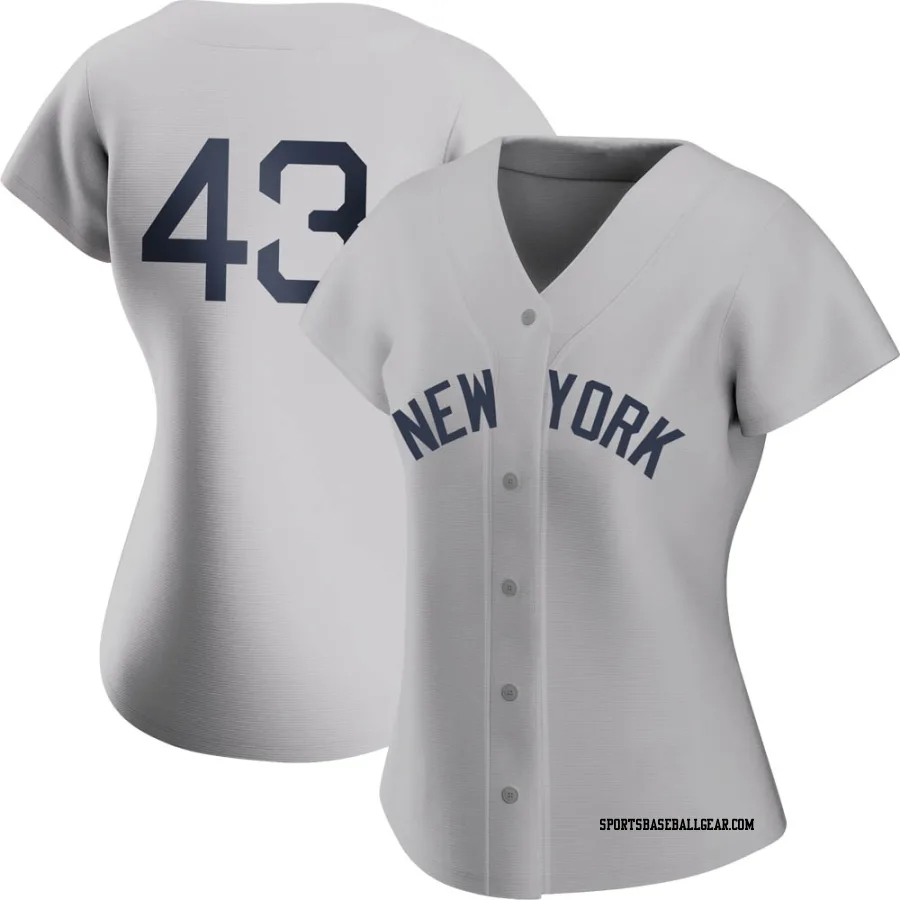 Raul Mondesi Women's New York Yankees Gray Authentic 2021 Field of Dreams Jersey