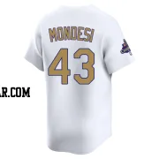 Raul Mondesi Youth Los Angeles Dodgers Gold Limited White 2025 Collection Jersey