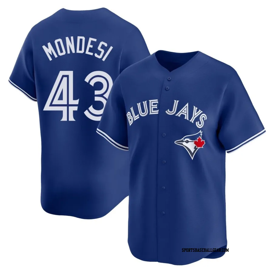 Raul Mondesi Youth Toronto Blue Jays Royal Limited Alternate Jersey