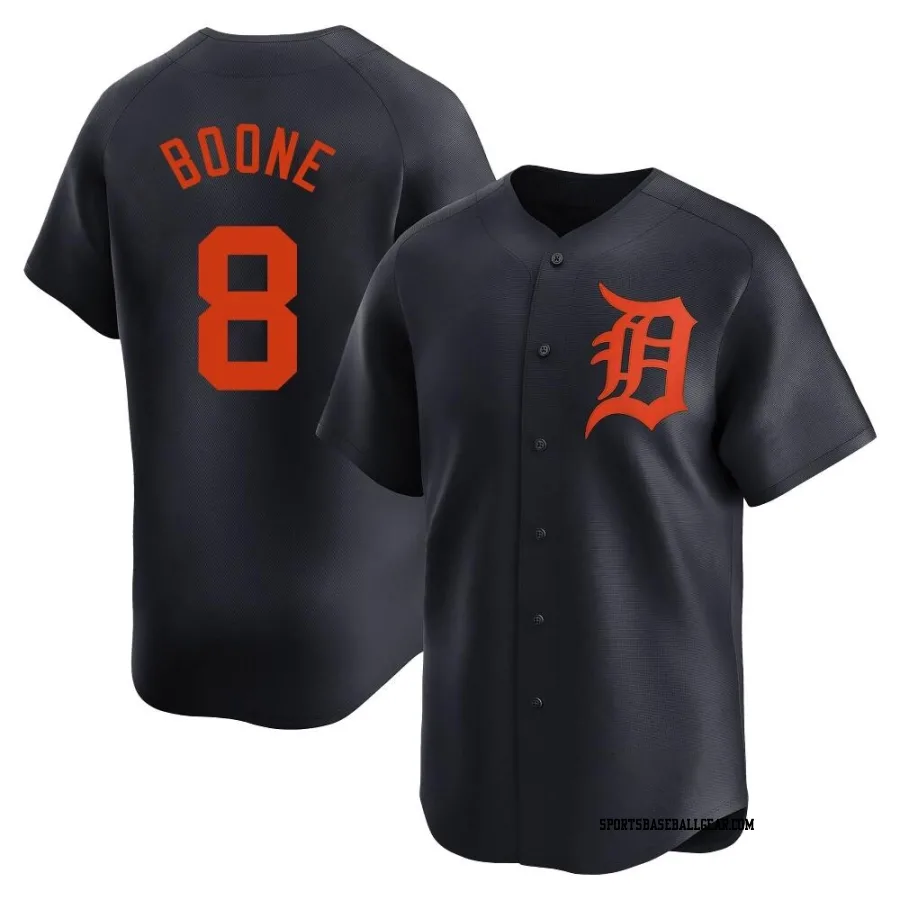 Ray Boone Youth Detroit Tigers Navy Limited Alternate Jersey