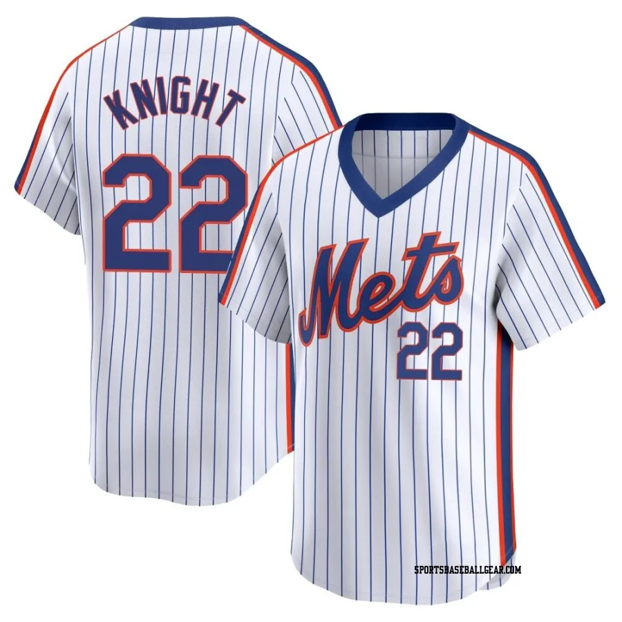 Ray Knight Men's New York Mets White Limited Cooperstown Collection Jersey