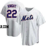 Ray Knight Youth New York Mets White Replica Home Jersey