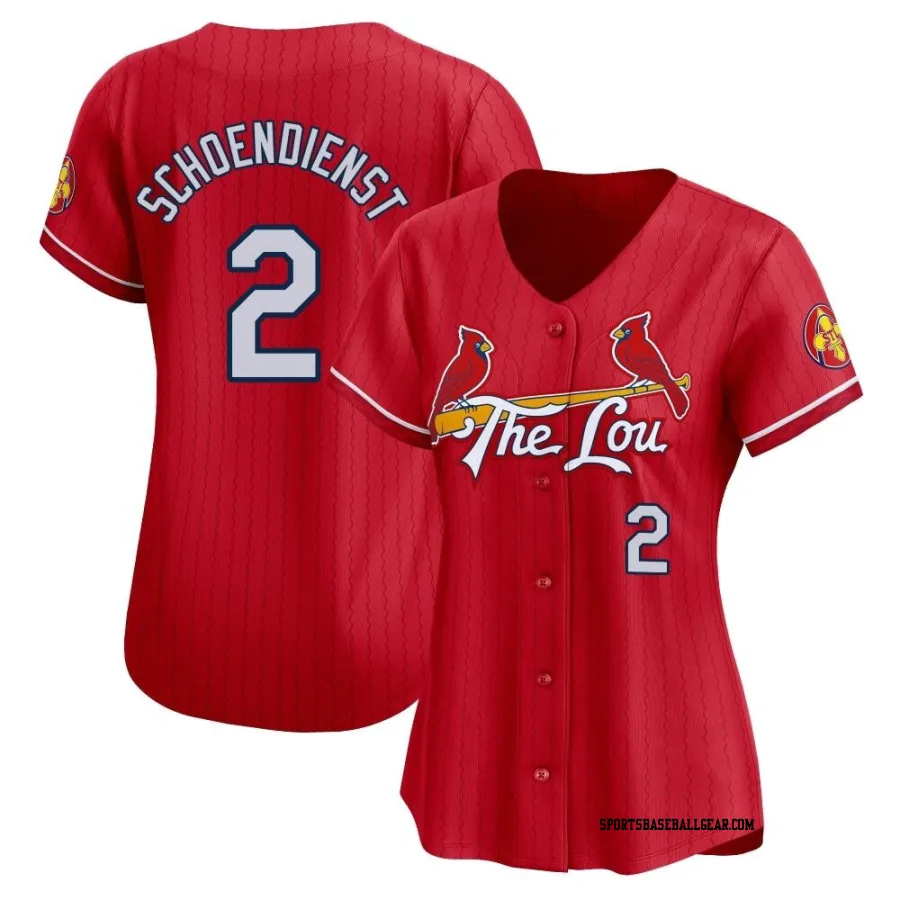 Red Schoendienst Women's St. Louis Cardinals Red Limited 2024 City Connect Jersey