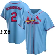 Red Schoendienst Youth St. Louis Cardinals Light Blue Replica Alternate Jersey