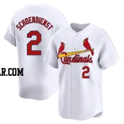 Red Schoendienst Youth St. Louis Cardinals White Limited Home Jersey