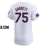 Reed Garrett Men's New York Mets White Elite Home Patch Jersey