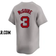 Reese McGuire Men's Boston Red Sox Gray Limited Away Jersey
