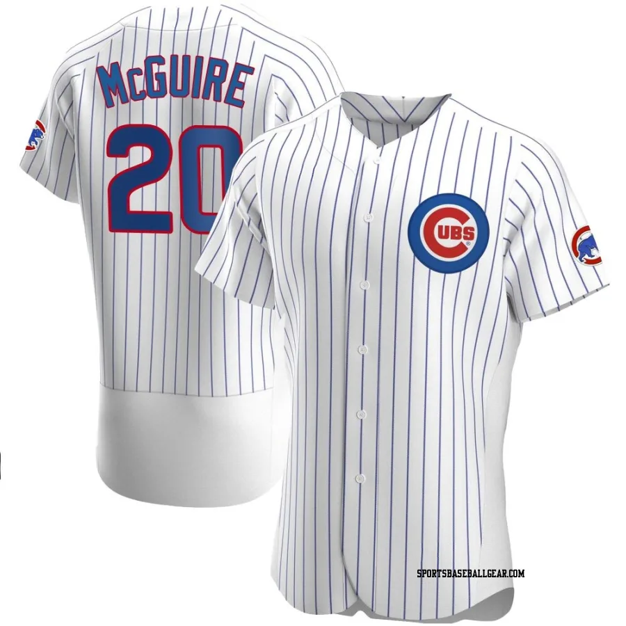 Reese McGuire Men's Chicago Cubs White Authentic Home Jersey