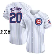 Reese McGuire Men's Chicago Cubs White Elite Home Jersey