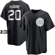Reese McGuire Youth Chicago Cubs Black/White Replica Jersey