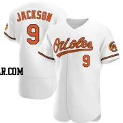 Reggie Jackson Men's Baltimore Orioles White Authentic Home Jersey