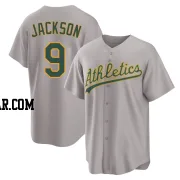 Reggie Jackson Men's Oakland Athletics Gray Replica Away 2.0 Jersey