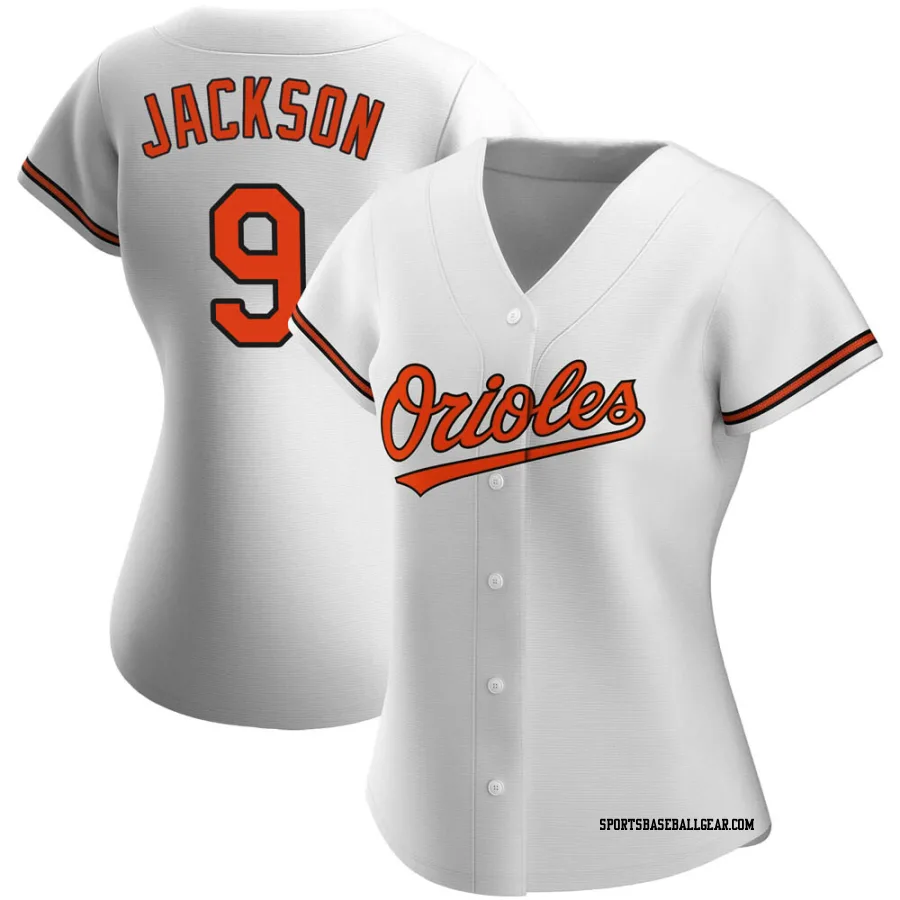 Reggie Jackson Women's Baltimore Orioles White Replica Home Jersey