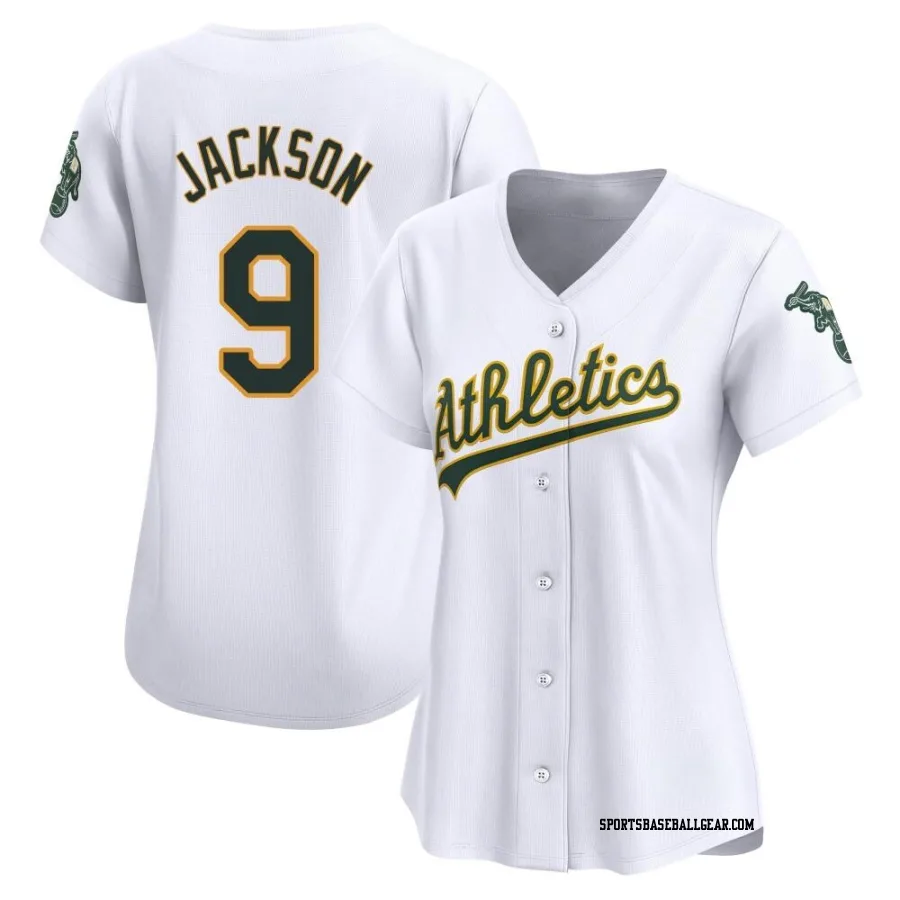 Reggie Jackson Women's Oakland Athletics White Limited Home Jersey