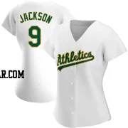 Reggie Jackson Women's Oakland Athletics White Replica Home Jersey