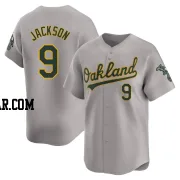 Reggie Jackson Youth Oakland Athletics Gray Limited Away Jersey
