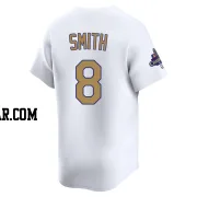 Reggie Smith Men's Los Angeles Dodgers Gold Limited White 2025 Collection Jersey