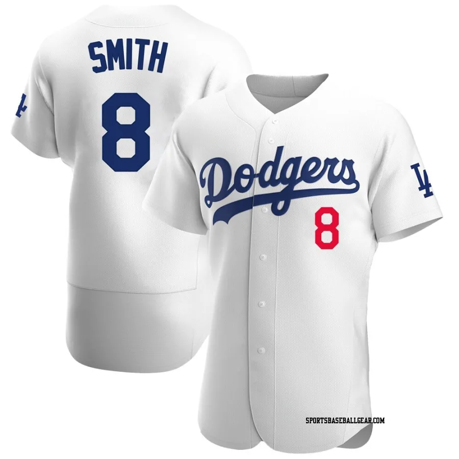 Reggie Smith Men's Los Angeles Dodgers White Authentic Home Jersey