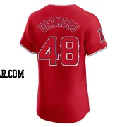 Reid Detmers Men's Los Angeles Angels Red Elite Alternate Jersey