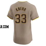 Reiss Knehr Men's San Diego Padres Brown Elite Alternate Jersey