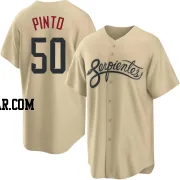 Rene Pinto Men's Arizona Diamondbacks Gold Replica 2021 City Connect Cool Base Jersey