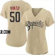 Rene Pinto Women's Arizona Diamondbacks Gold Authentic 2021 City Connect Cool Base Jersey