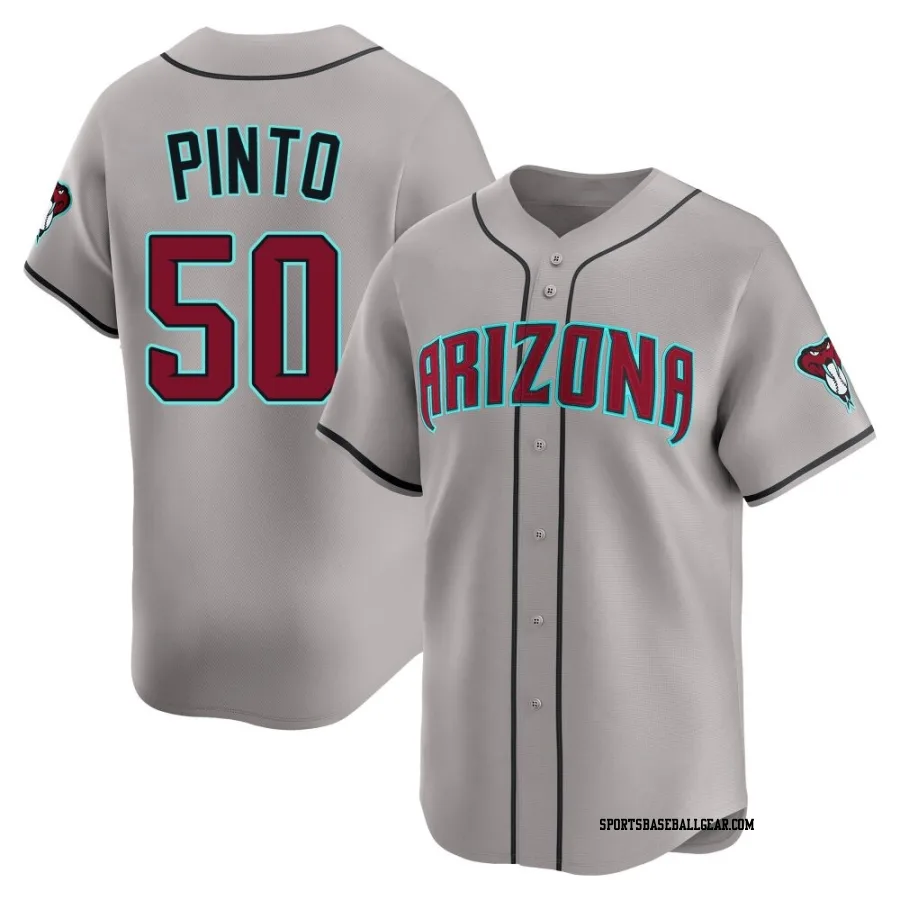 Rene Pinto Youth Arizona Diamondbacks Gray Limited Alternate Jersey