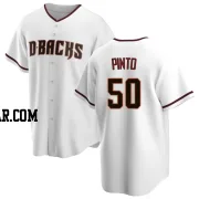 Rene Pinto Youth Arizona Diamondbacks White Replica Home Jersey