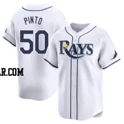 Rene Pinto Youth Tampa Bay Rays White Limited Home Jersey