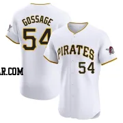 Rich Gossage Men's Pittsburgh Pirates White Elite Home Jersey