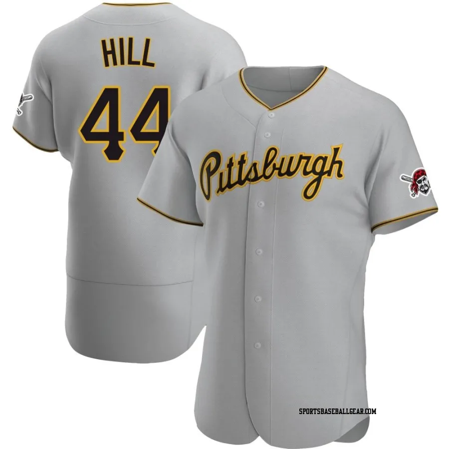 Rich Hill Men's Pittsburgh Pirates Gray Authentic Road Jersey