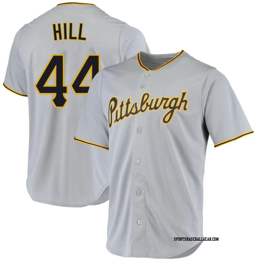 Rich Hill Youth Pittsburgh Pirates Gray Replica Road Jersey